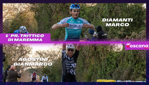 1° PROVA TRITTICO DI MAREMMA. DIAMANTI E AGOSTINI SEGNANO IL BIS PERSONALE