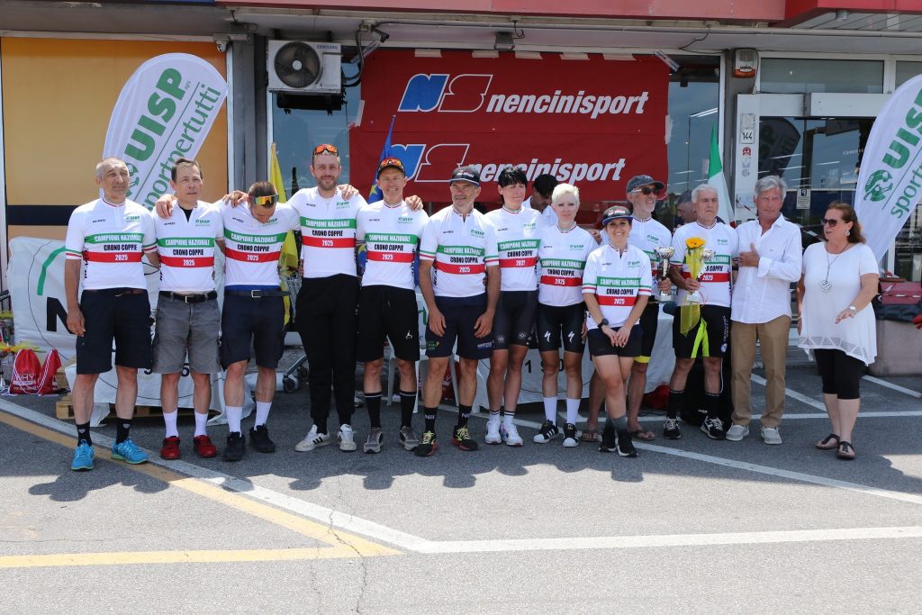 CAMPIONATO NAZIONALE UISP CRONOCOPPIE - ASSEGNATE LE MAGLIE 2025
